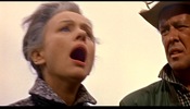 The Birds (1963)Jessica Tandy, camera below and scream